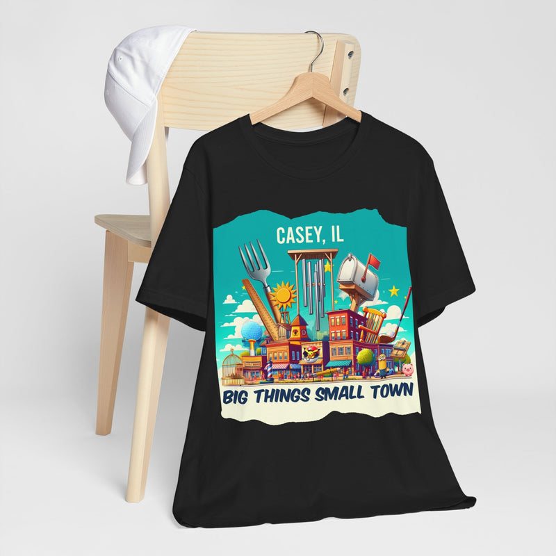Big Things Small Town Cartoon - T-Shirt
