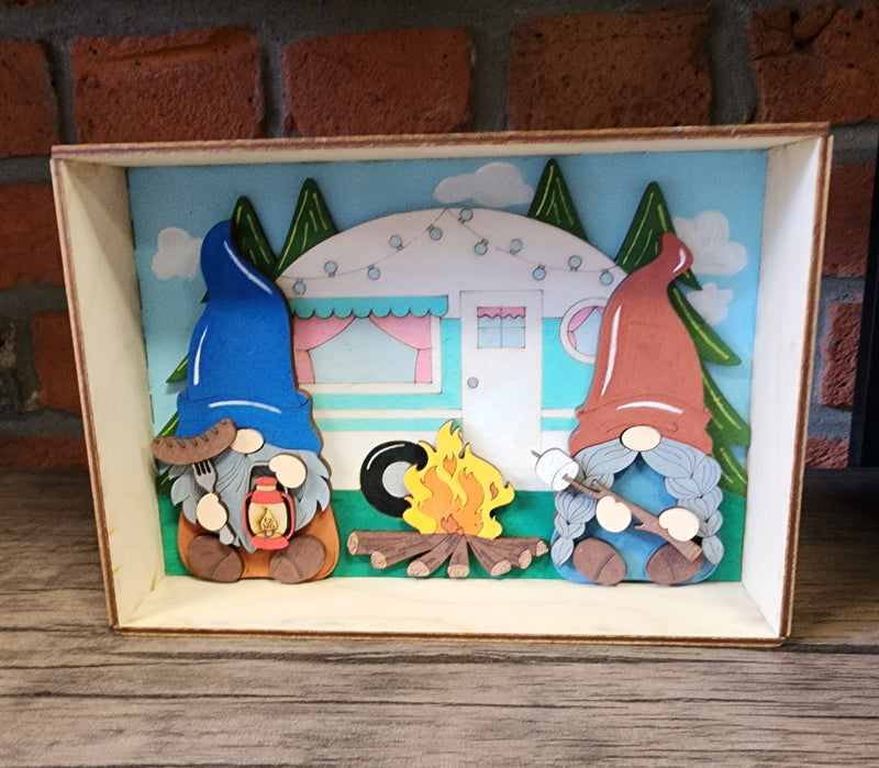 Gnome Camping Shelf Sitter