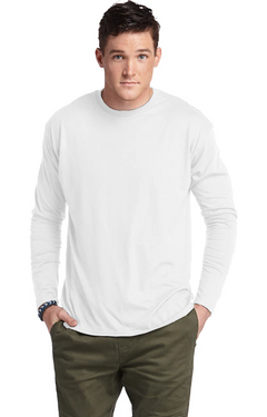 Custom Designed - Long Sleeve T-Shirt (White) Adult, Delta, Performance Dri