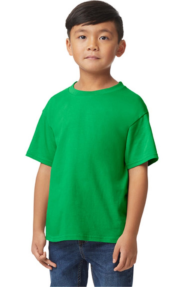 Custom Designed - T-Shirts (Irish Green) Youth, Gildan, Softstyle Cotton