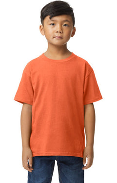 Custom Designed - T-Shirts (Orange) Youth, Gildan, Softstyle Cotton