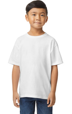 Custom Designed - T-Shirts (White) Youth, Gildan, Softstyle Cotton