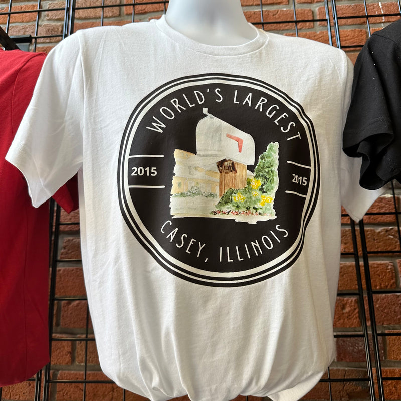 World's Largest Mailbox (Circle) - T-Shirt