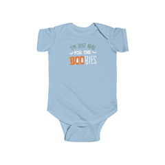 Funny Baby Onesie: I'm Just Here for the Boobies - Cute Bodysuit