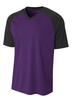 Custom Designed - Strike Jersey (Purple/Black) Adult, A4, Performance