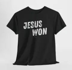 Faith-Inspired T-Shirts – 'Make Heaven Crowded' & 'Jesus Won'