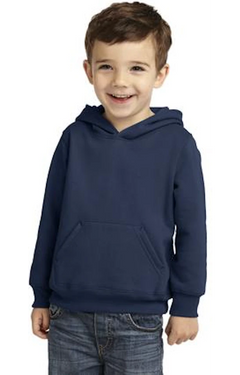 Custom Designed - Hoodie Sweatshirt (Navy) Toddler, Port & Company, Fleece Pullover