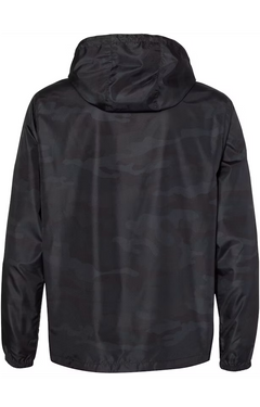 Pullover - Custom, Lightweight Windbreaker, Black Camo