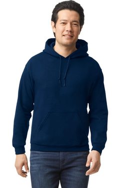 Custom Designed - Hoodie Sweatshirt (Navy) Adult, Gildan, Heavy Blend 50/50 Fleece