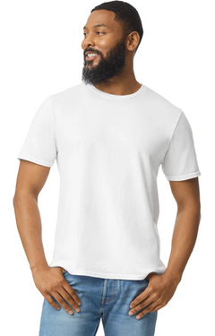 Custom Designed - T-Shirts (White) Adult, Gildan, Softstyle Cotton