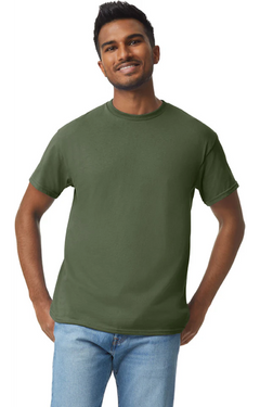 Custom Designed - T-Shirts (Military Green) Adult, Gildan, Heavy Cotton