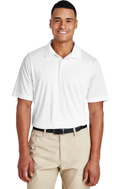 Custom Designed - Men's Polo (White) Adult, Team 365, Performance