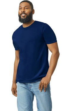 Custom Designed - T-Shirts (Navy) Adult, Gildan, Softstyle Cotton