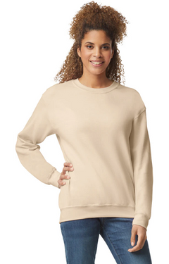 Custom Designed - Crew Sweatshirt (Sand) Adult, Gildan, Heavy Blend 50/50 Fleece