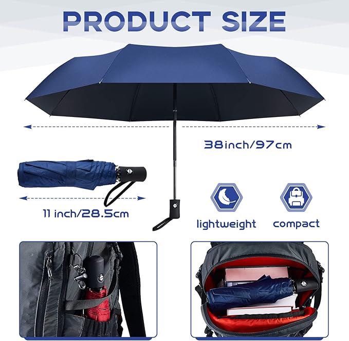 Umbrella - Custom, Travel 38