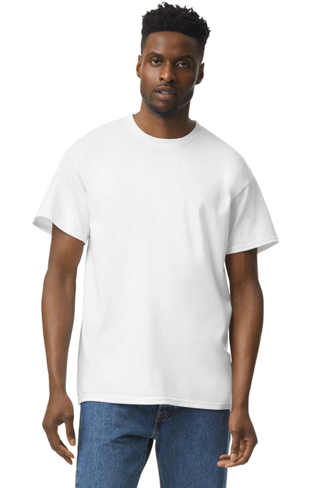 Custom Designed - T-Shirts (White) Adult, Gildan, Heavy Cotton