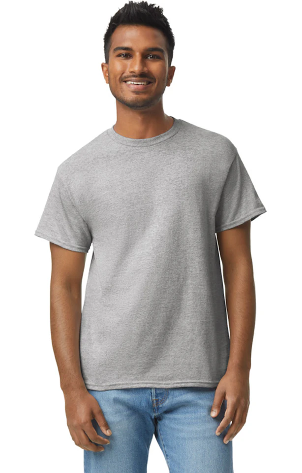 Custom Designed - T-Shirts (Sport Gray) Adult, Gildan, Heavy Cotton