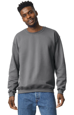 Custom Designed - Crew Sweatshirt (Charcoal) Adult, Gildan, Heavy Blend 50/50 Fleece