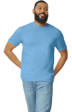 Custom Designed - T-Shirts (Carolina Blue) Adult, Gildan, Softstyle Cotton