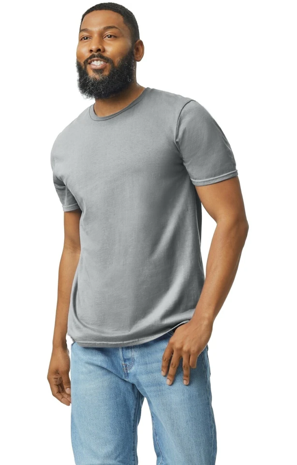 Custom Designed - T-Shirts (Sport Gray) Adult, Gildan, Softstyle Cotton