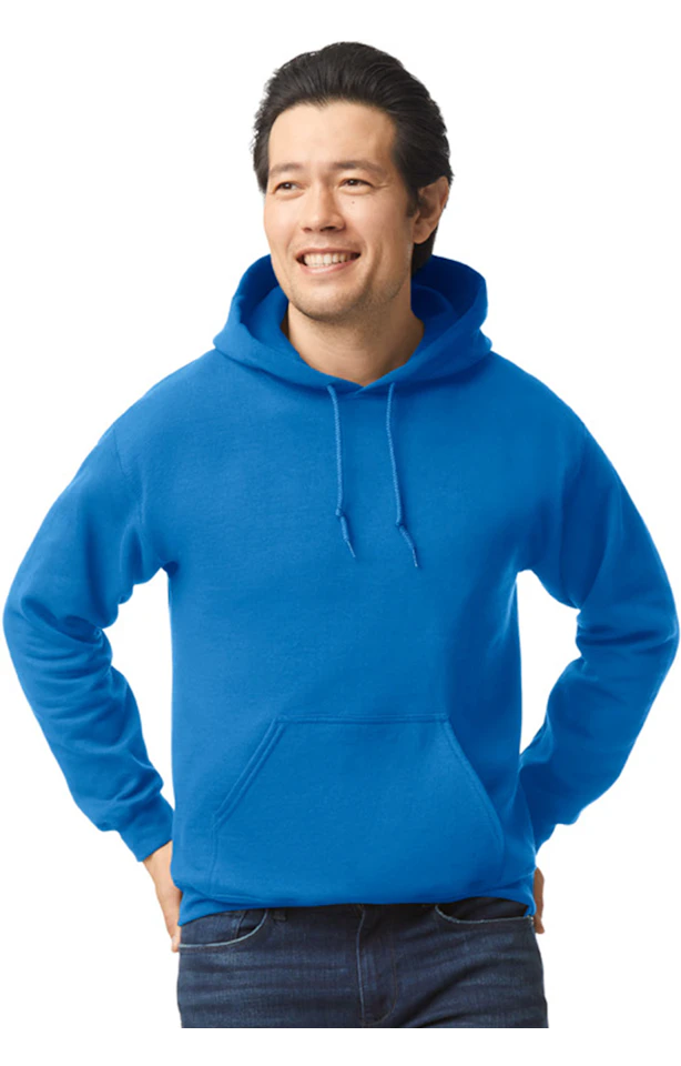 Custom Designed - Hoodie Sweatshirt (Royal) Adult, Gildan, Heavy Blend 50/50 Fleece