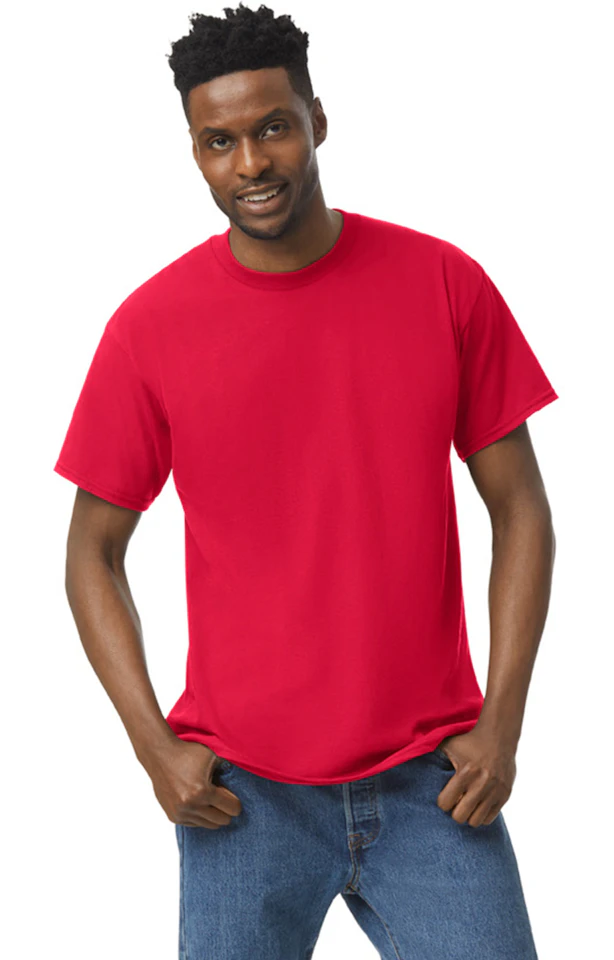 Custom Designed - T-Shirts (Red) Adult, Gildan, Heavy Cotton