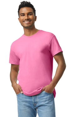 Custom Designed - T-Shirts (Safety Pink) Adult, Gildan, Heavy Cotton