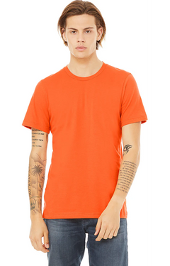 Custom Designed - T-Shirts (Orange) Adult, Bella+Canvas, Cotton