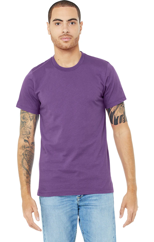 Custom Designed - T-Shirts (Royal Purple) Adult, Bella+Canvas, Cotton