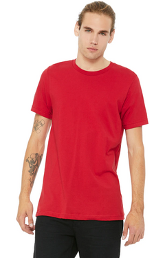 Custom Designed - T-Shirts (Red) Adult, Bella+Canvas, Cotton