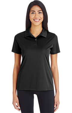 Custom Designed - Women's Polo (Black) Adult, Team 365, Performance