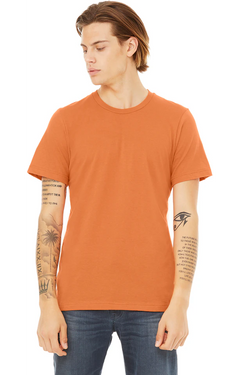 Custom Designed - T-Shirts (Burnt Orange) Adult, Bella+Canvas, Cotton