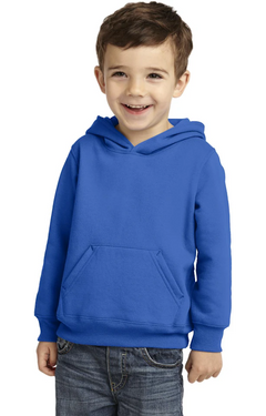 Custom Designed - Hoodie Sweatshirt (Royal) Toddler, Port & Company, Fleece Pullover