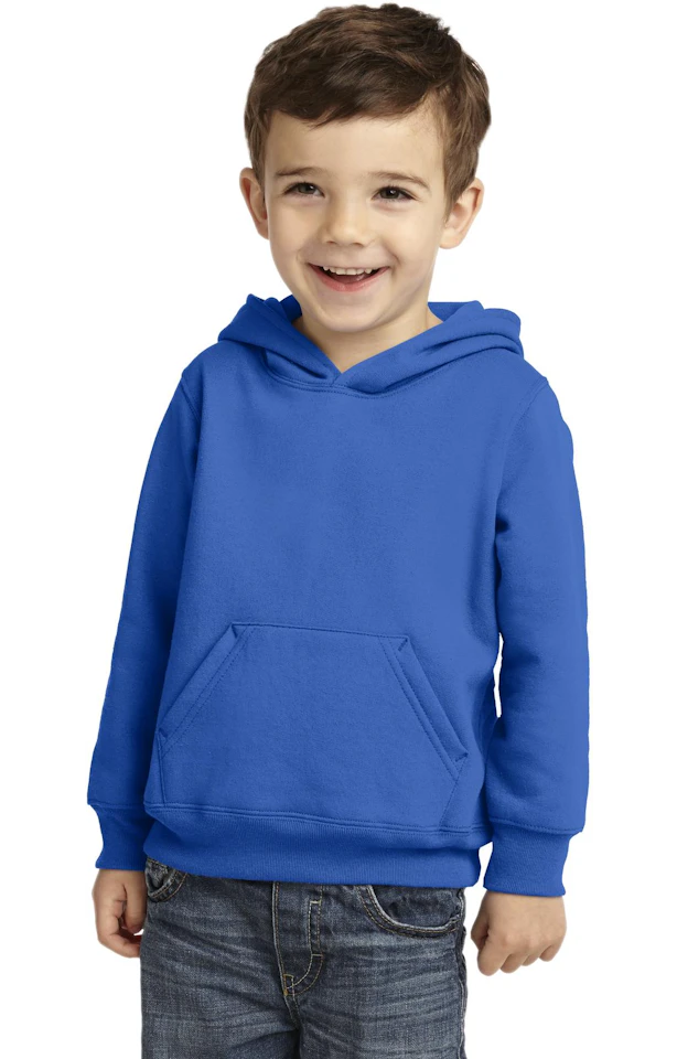 Custom Designed - Hoodie Sweatshirt (Royal) Toddler, Port & Company, Fleece Pullover