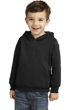 Custom Designed - Hoodie Sweatshirt (Black) Toddler, Port & Company, Fleece Pullover