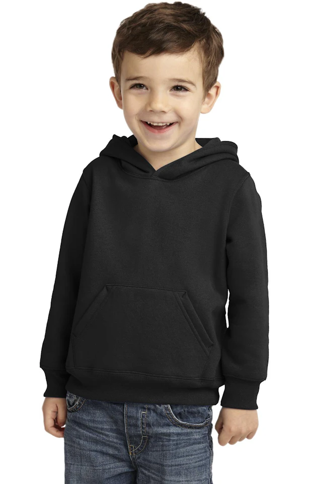 Custom Designed - Hoodie Sweatshirt (Black) Toddler, Port & Company, Fleece Pullover