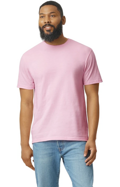 Custom Designed - T-Shirts (Light Pink) Adult, Gildan, Softstyle Cotton