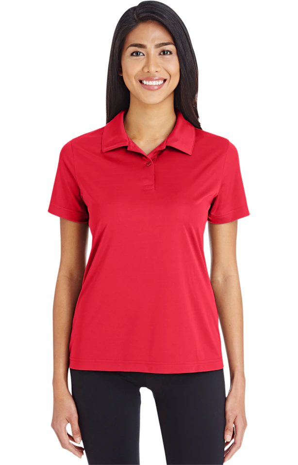 Custom Designed - Women's Polo (Sport Red) Adult, Team 365, Performance