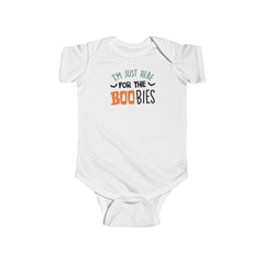 Funny Baby Onesie: I'm Just Here for the Boobies - Cute Bodysuit